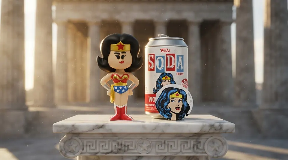 Funko Vinyl SODA Wonder Woman Chase Variant – 1/6 Odds (DC)