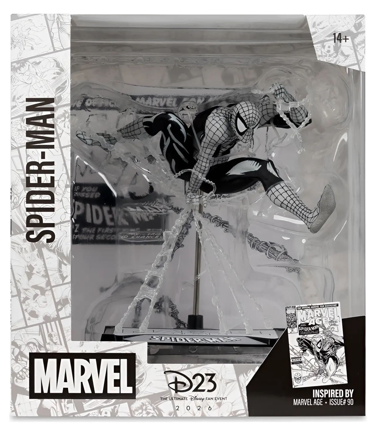 McFarlane Toys Marvel Rivals Spider-Man Line Art D23 1:10 Figure - Image 10
