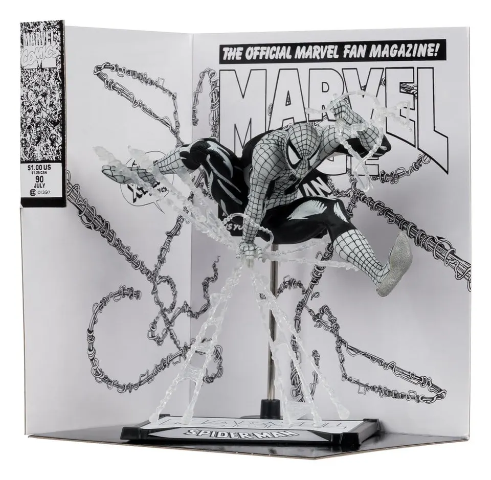 McFarlane Toys Marvel Rivals Spider-Man Line Art D23 1:10 Figure - Image 5