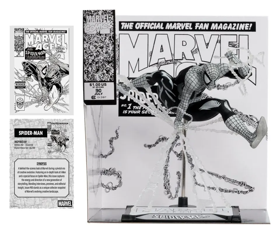 McFarlane Toys Marvel Rivals Spider-Man Line Art D23 1:10 Figure - Image 6