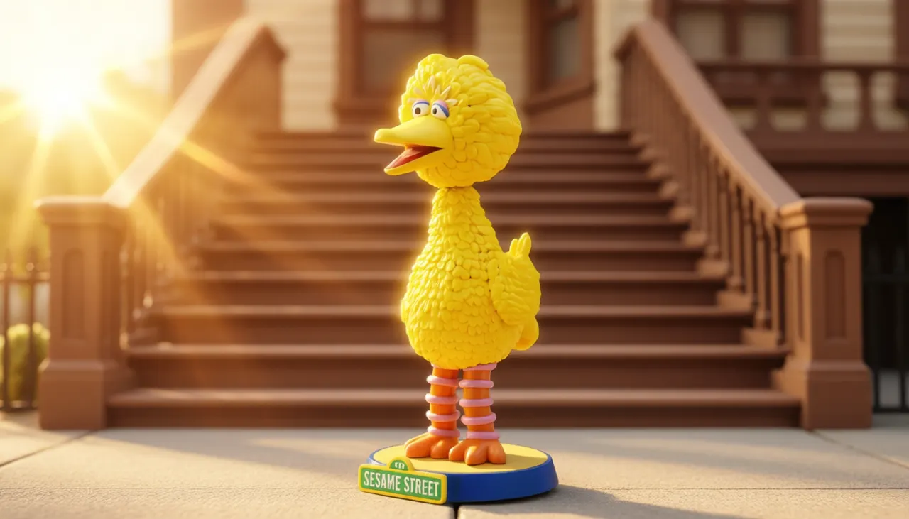 NECA Big Bird Head Knocker Bobblehead – 23 cm Sesame Street - Image 4