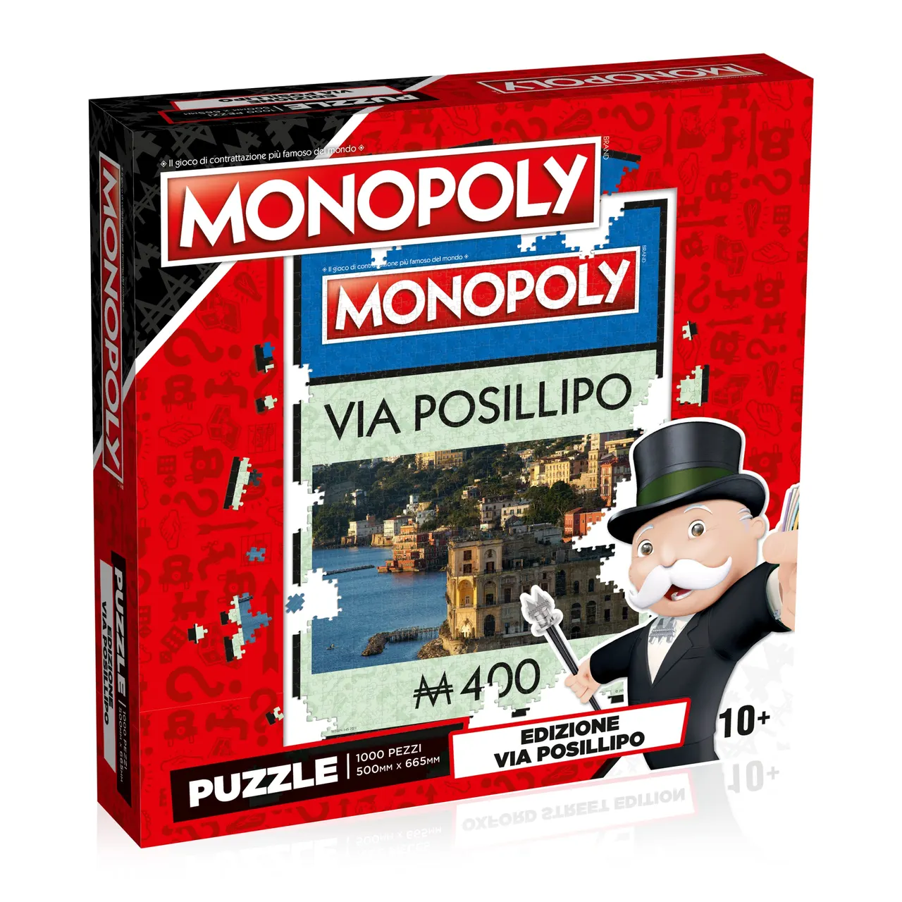 Winning Moves Monopoly Via Posillipo Napoli 1000-Piece Jigsaw Puzzle - Image 3