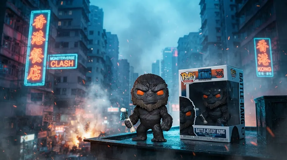 Funko POP! Movies Battle-Ready Kong #1021 4.25" Vinyl Figure
