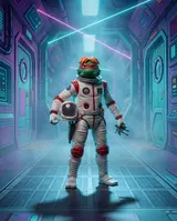Super7 Space Cadet Raphael Action Figure – 7" ULTIMATES! Wave 2 - Thumbnail 7