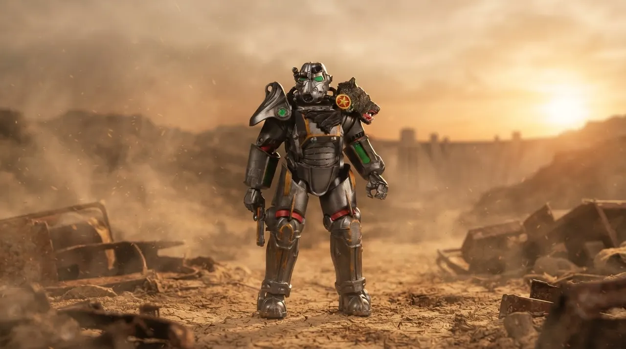 McFarlane Toys Scorched Sierra Power Armor Action Gaming Figure Fallout - Image 8