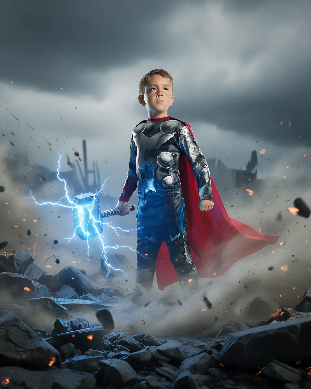 Rubie's Marvel Thor Kids Costume – Avengers Age of Ultron - Image 3