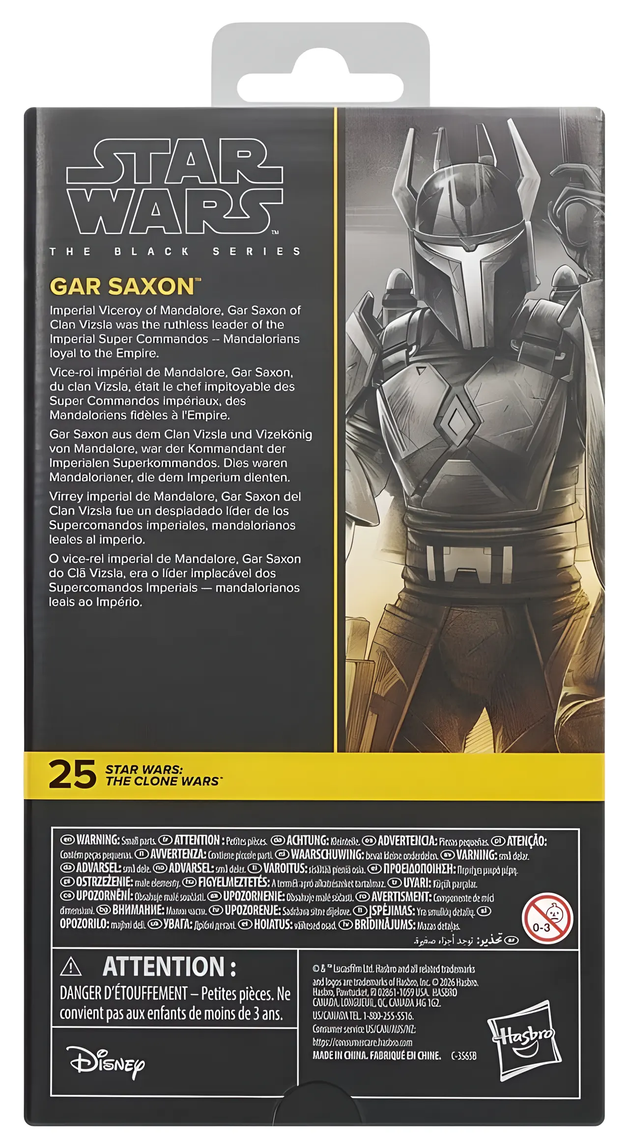 Star Wars Black Series Gar Saxon 6-Inch Action Figure G35965X0 - Image 7