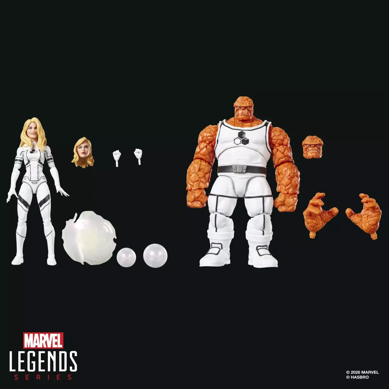 Hasbro Marvel Legends Future Foundation Thing & Invisible Woman 2-Pack - Image 5