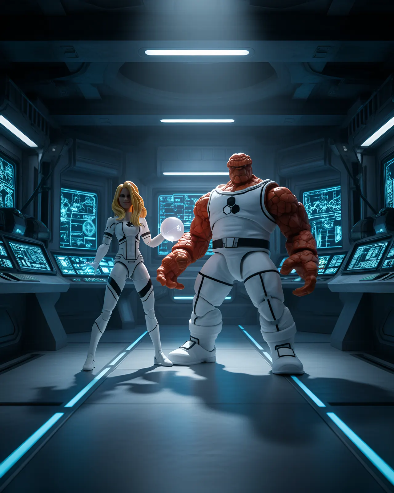 Hasbro Marvel Legends Future Foundation Thing & Invisible Woman 2-Pack - Image 13
