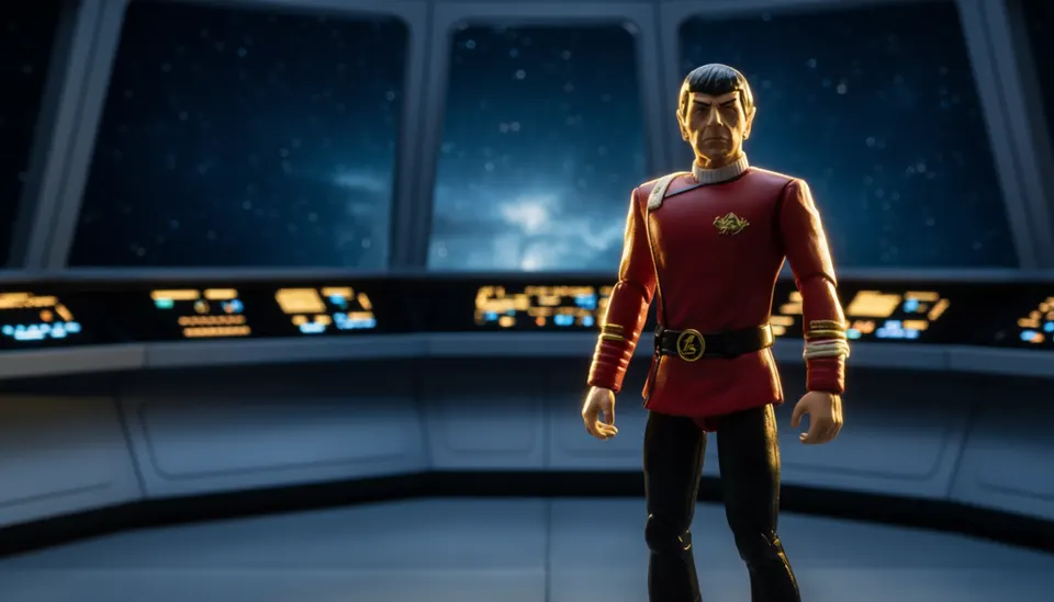 Mego Toys Bandai Spock 5" Wok Figure – P63065