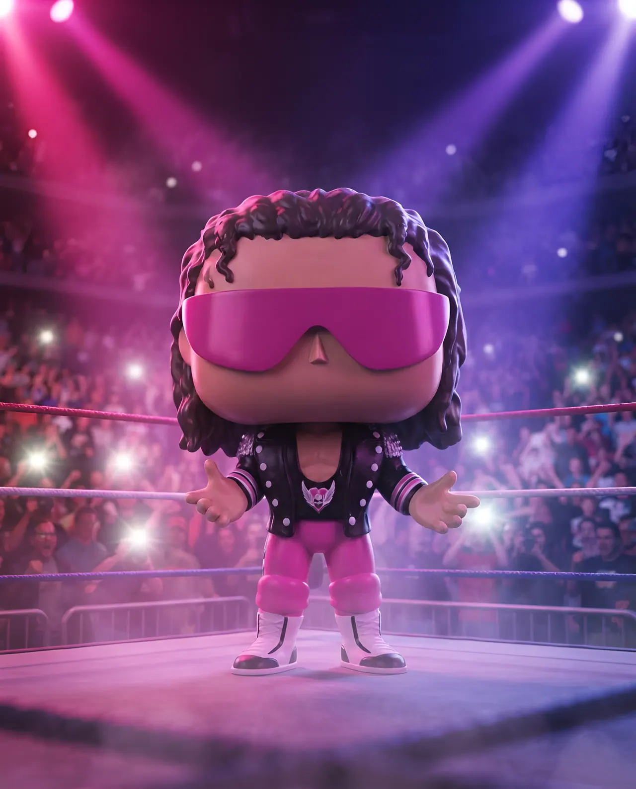 Funko POP! WWE Bret Hart (with Jacket) Figure - Image 5