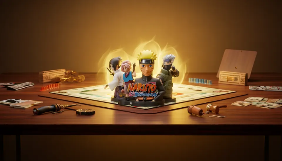 Winning Moves Monopoly Naruto Board Game – 2-6 Players