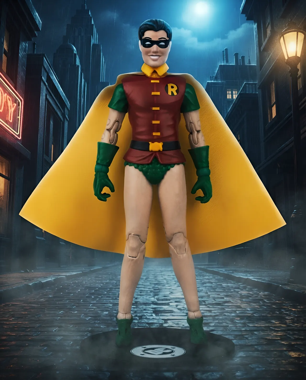 McFarlane Toys DC 7in Robin (Dick Grayson) Action Figure with Comic - Image 10