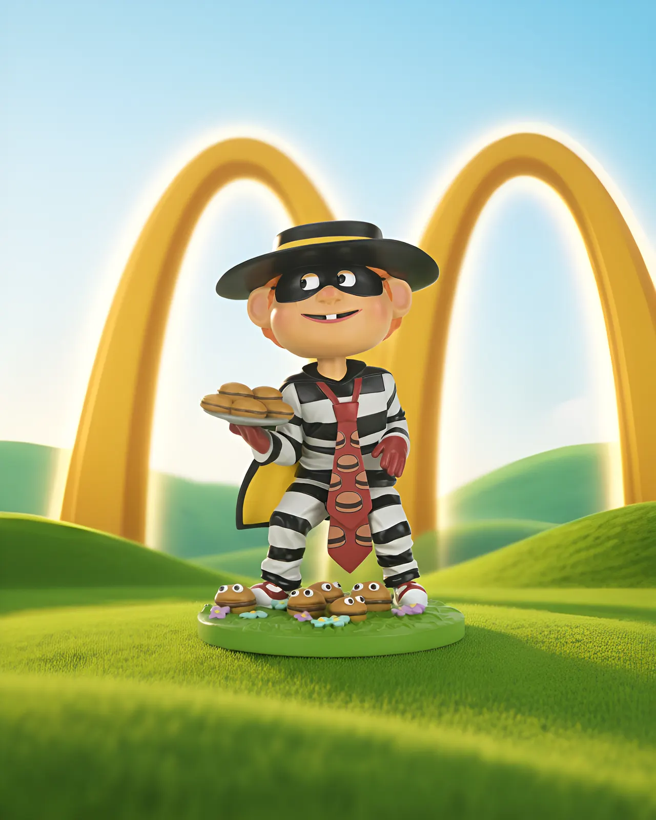 NECA McDonald's Hamburglar Head Knocker Bobblehead – 16 cm - Image 6