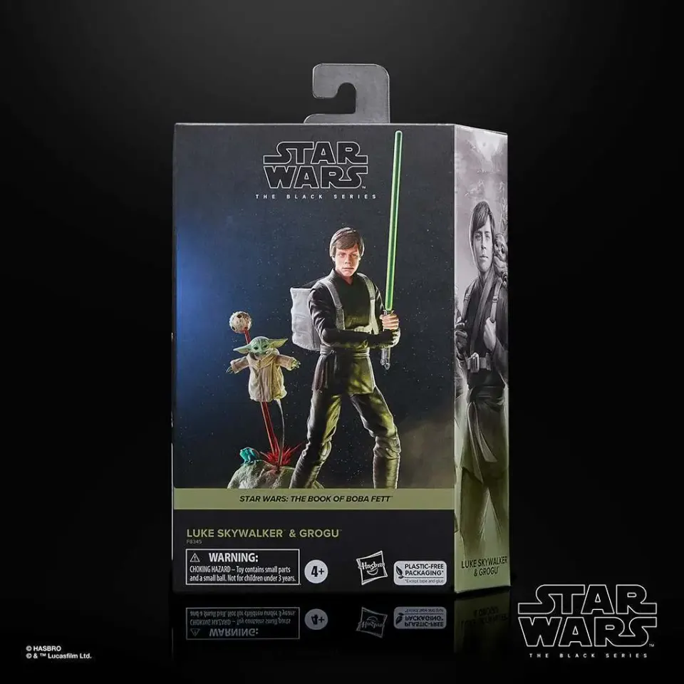 Hasbro Star Wars Black Series Luke Skywalker & Grogu 2-Pack 6" - Image 9