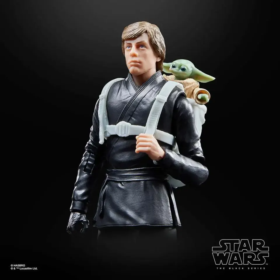 Hasbro Star Wars Black Series Luke Skywalker & Grogu 2-Pack 6" - Image 6