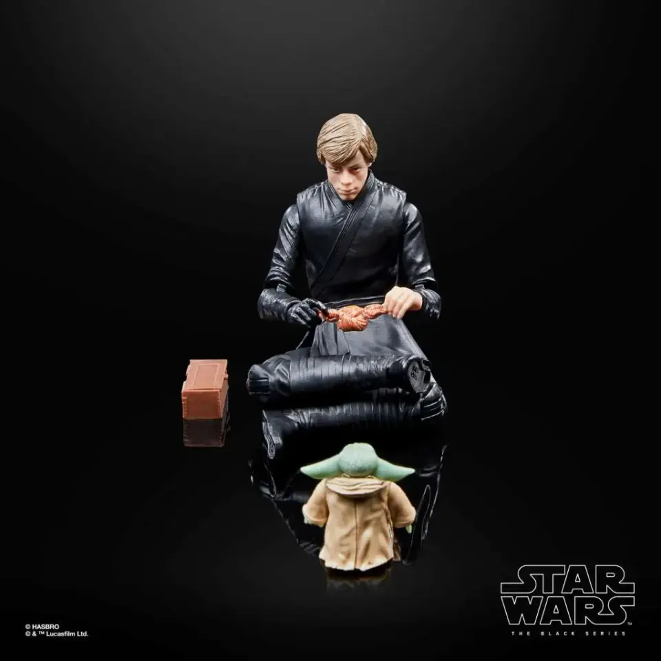 Hasbro Star Wars Black Series Luke Skywalker & Grogu 2-Pack 6" - Image 7