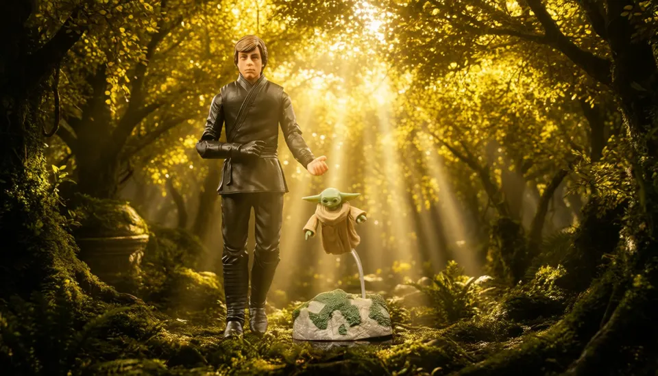 Hasbro Star Wars Black Series Luke Skywalker & Grogu 2-Pack 6"
