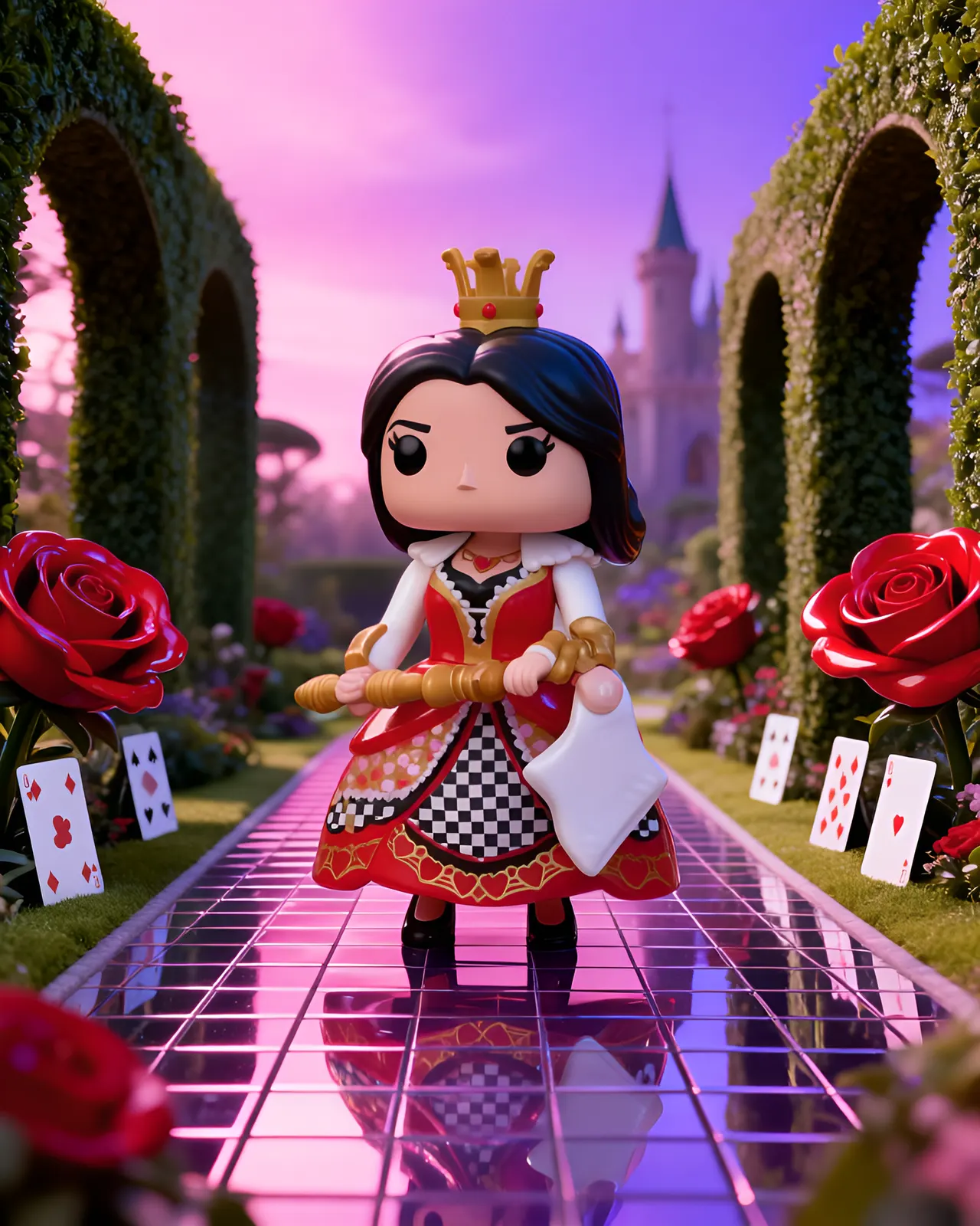 Funko Playmo-Friends Queen of Hearts Figure #70239 – Disney - Image 3