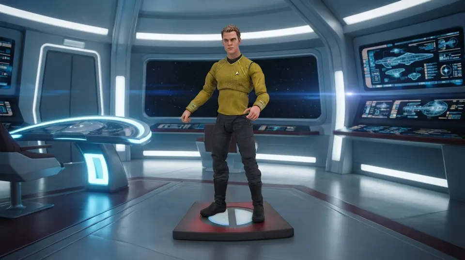 Diamond Select Toys Star Trek Select Captain Kirk 2‑Figure Set