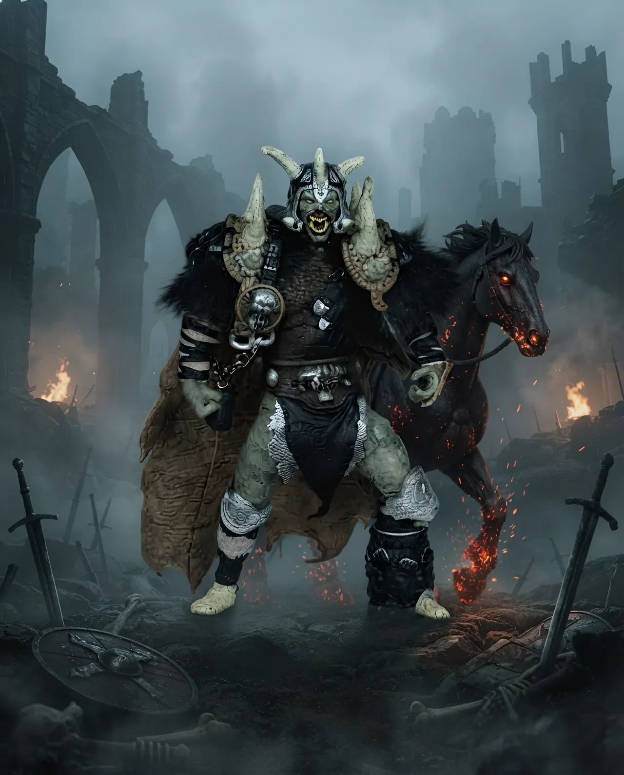 McFarlane Toys Gold Label Bloodaxe (Spawn: The Dark Ages) 2-Pack - Image 12