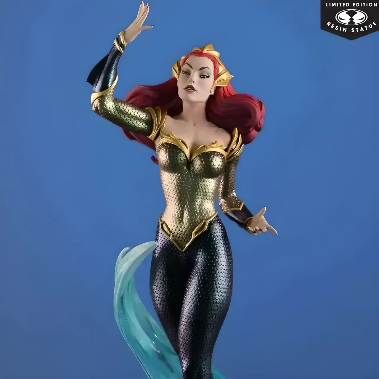 McFarlane Toys DC Cover Girls Mera J. Scott Campbell 1:8 Resin Statue - Image 4