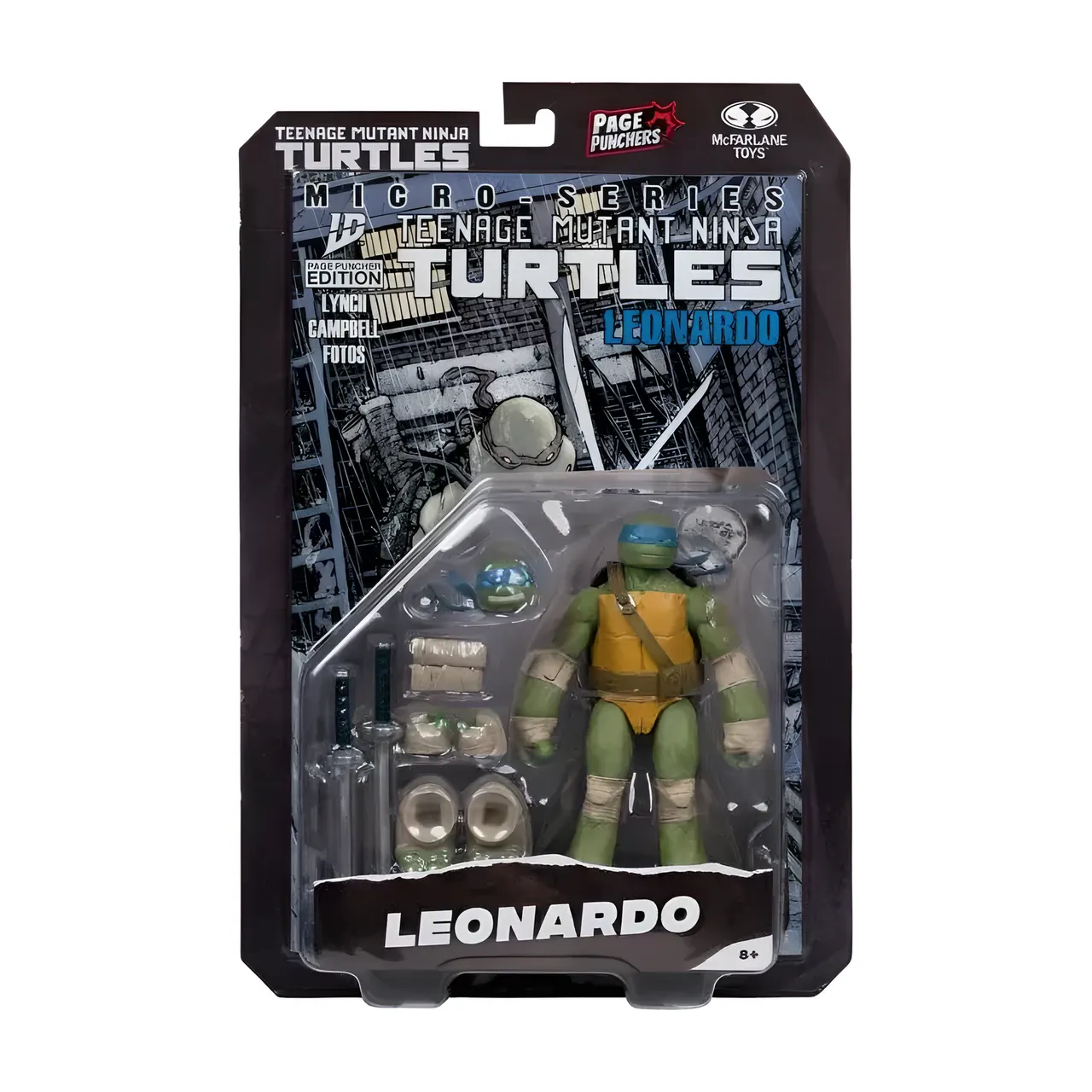 McFarlane Toys TMNT Page Punchers Leonardo 5" Action Figure with Comic - Image 5
