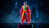 McFarlane Toys DC Multiverse Rainbow Batman 7" Action Figure - Thumbnail 3