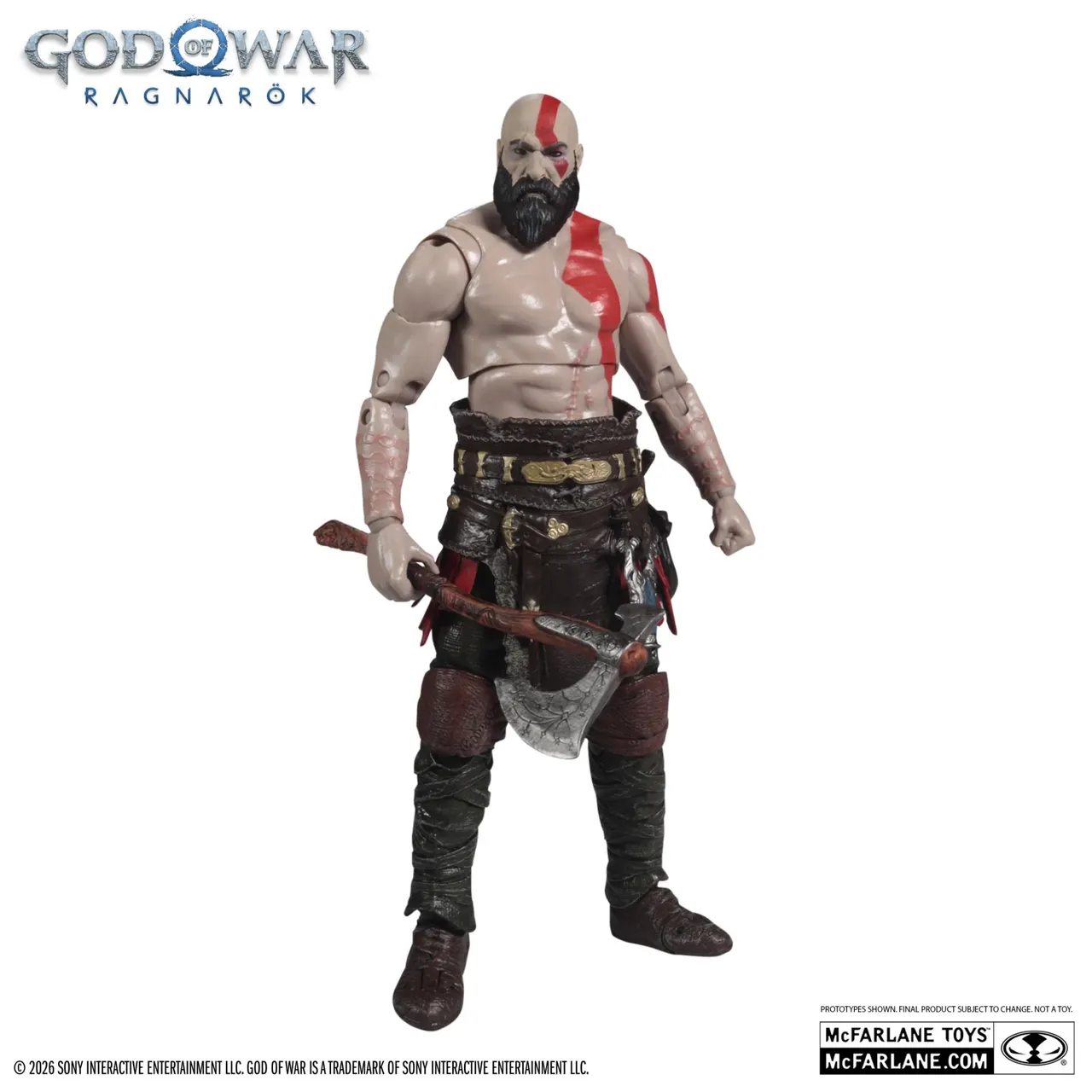 McFarlane Toys God of War Kratos (Ragnarok) 7" Deluxe Action Figure - Image 1