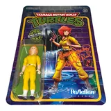 Super7 ReAction 3.75" April O'Neil TMNT TV '87 Figure - Thumbnail 4