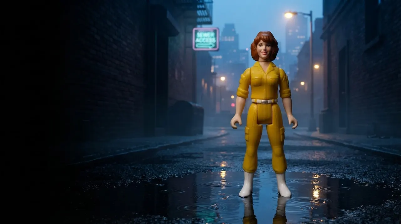 Super7 ReAction 3.75" April O'Neil TMNT TV '87 Figure - Image 6