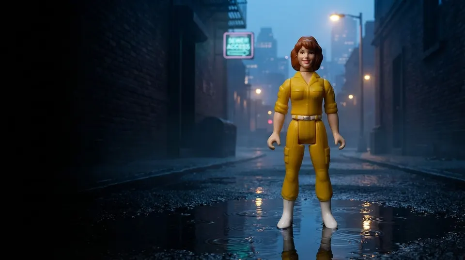 Super7 ReAction 3.75" April O'Neil TMNT TV '87 Figure