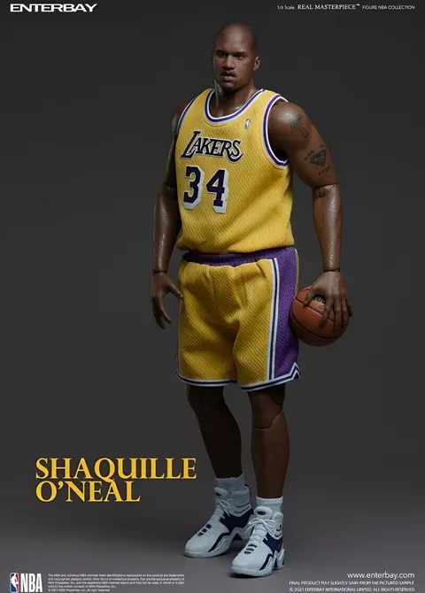 Enterbay Shaquille O'Neal 1:6 Scale Real Masterpiece Action Figure