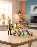 Geomag Confetti Magnetic Building Set – 83 Pieces - Thumbnail 2