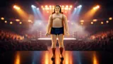 Super7 WWE ReAction Andre the Giant Figure – Vest with Beer Can - Thumbnail 8