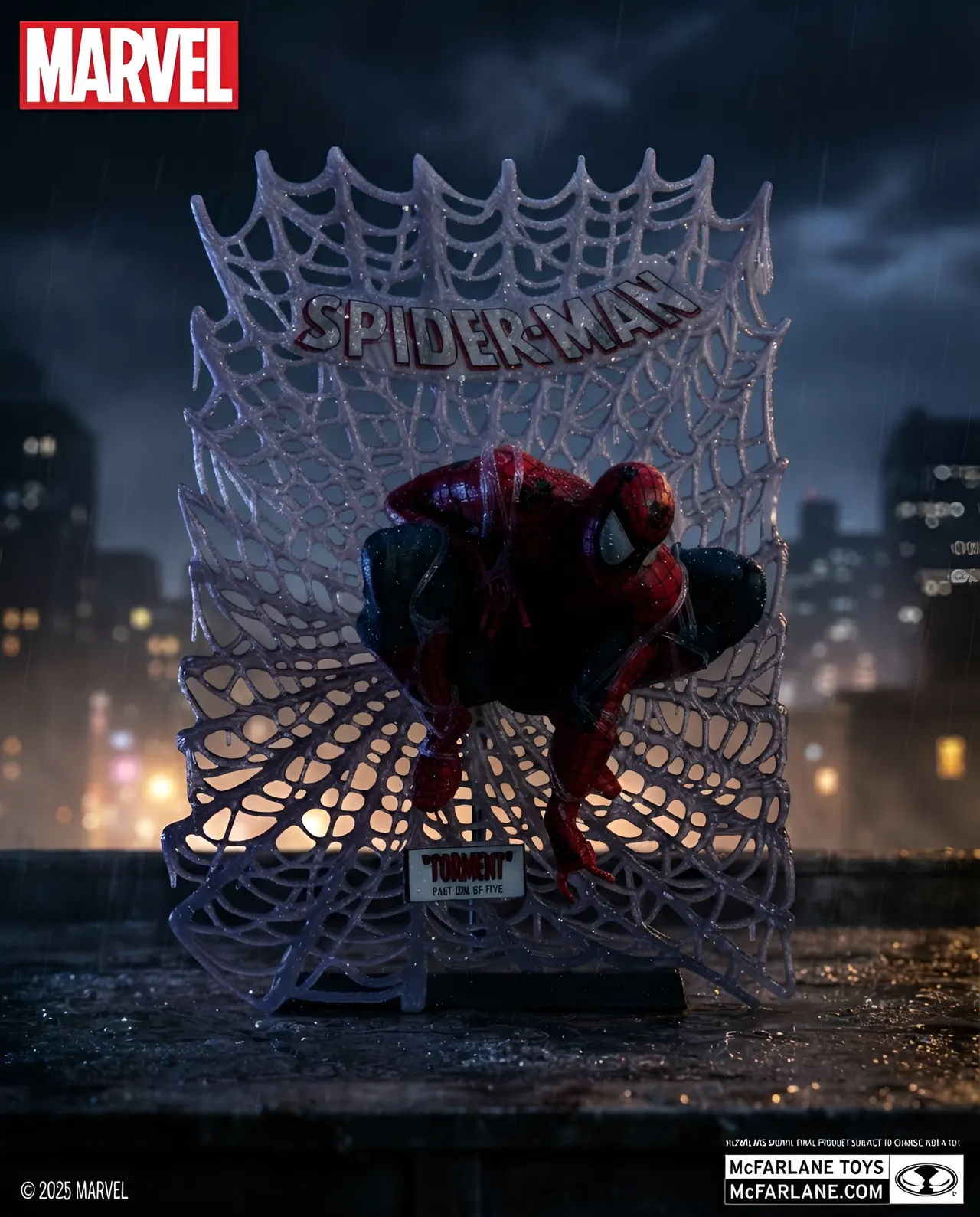 McFarlane Toys Marvel Spider-Man 1:6 Scale Figure with Scene - Image 6