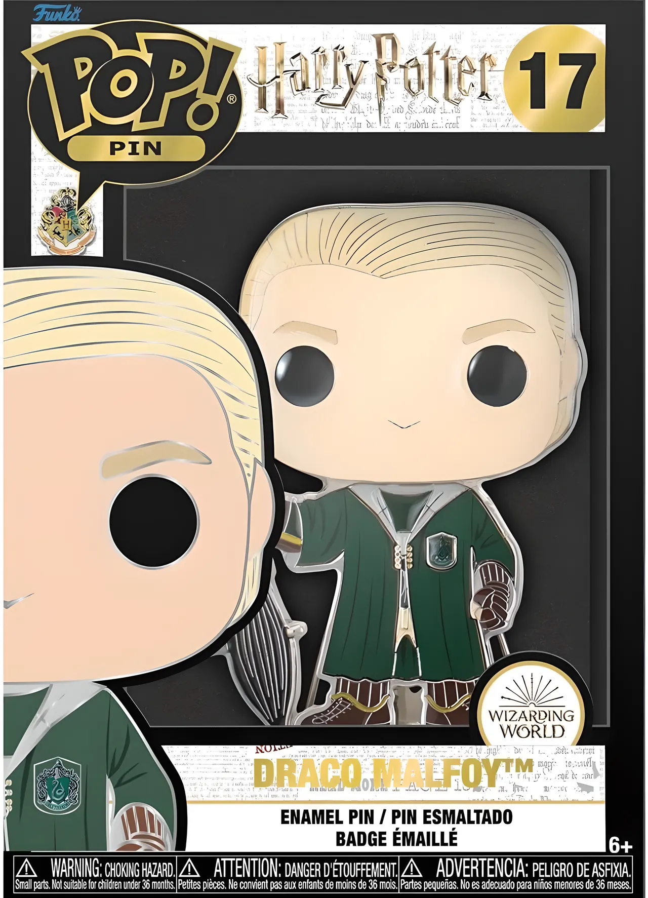Funko Pop! Pin – Harry Potter: Draco Malfoy Pin de esmalte - Image 2