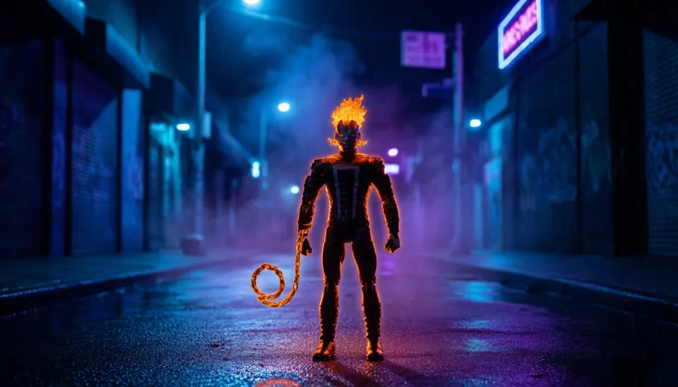 Hasbro Marvel Legends Ghost Rider (Robbie Reyes) 6" Figure BAF